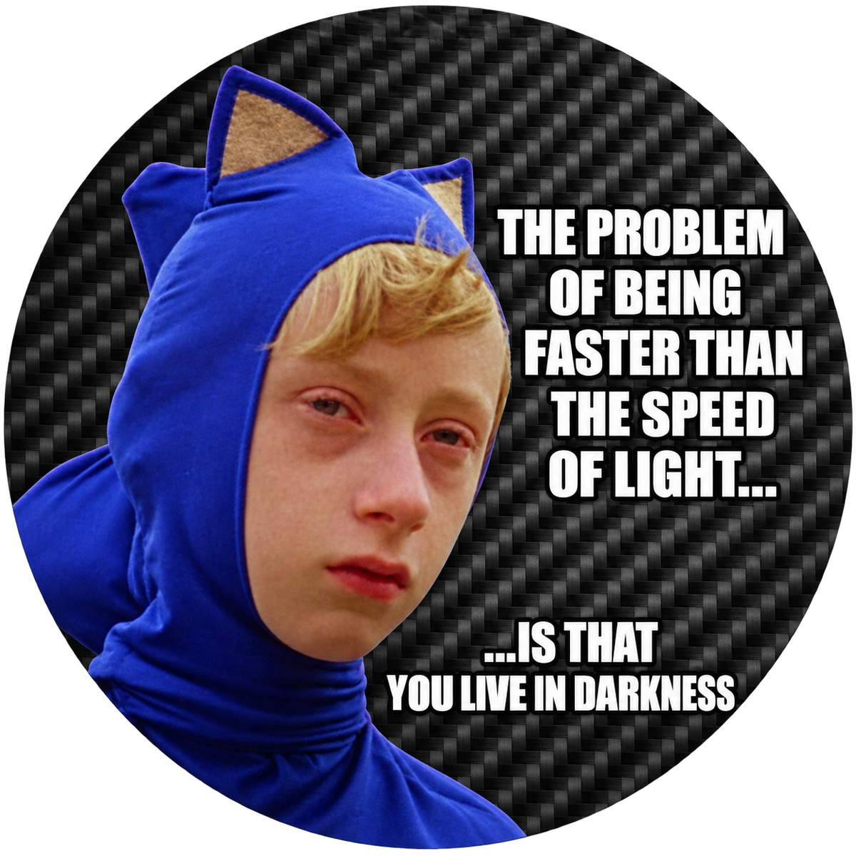 Valve stickers til platehjul - "Faster then light" (2 stk)