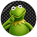 Valve stickers til platehjul - "Kermit" (2 stk)